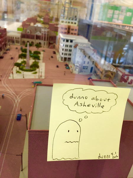 'dunno about Asheville' postcards 2 pack *Free with orders of $10 or more!